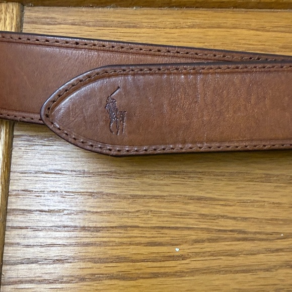 Polo Ralph Lauren Double-O-Ring leather belt. Italian leather Made in China 40” - Picture 5 of 15